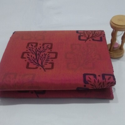 Printed Silk Cotton Saree - with Blouse - SC012