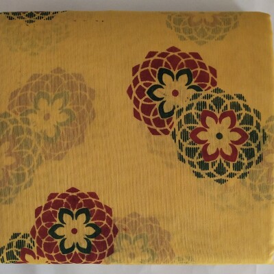 Printed Silk Cotton Saree - with Blouse - SC029