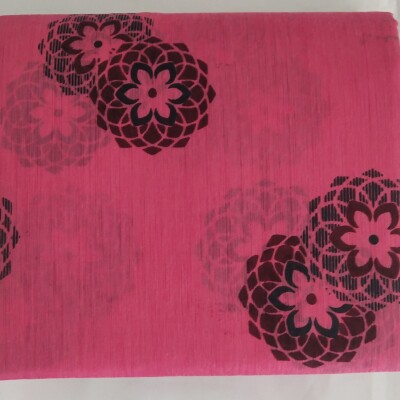 Printed Silk Cotton Saree - with Blouse - SC030