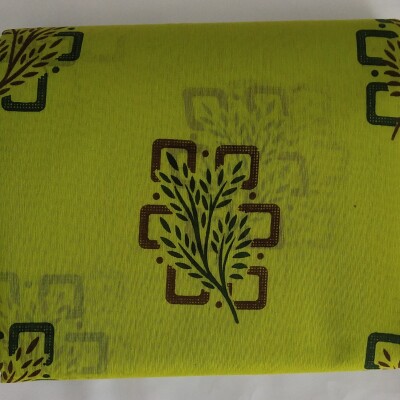 Printed Silk Cotton Saree - with Blouse - SC005