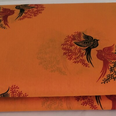Printed Silk Cotton Saree - with Blouse - SC043