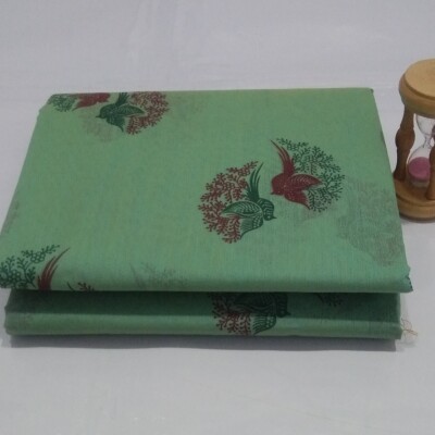 Printed Silk Cotton Saree - with Blouse - SC045